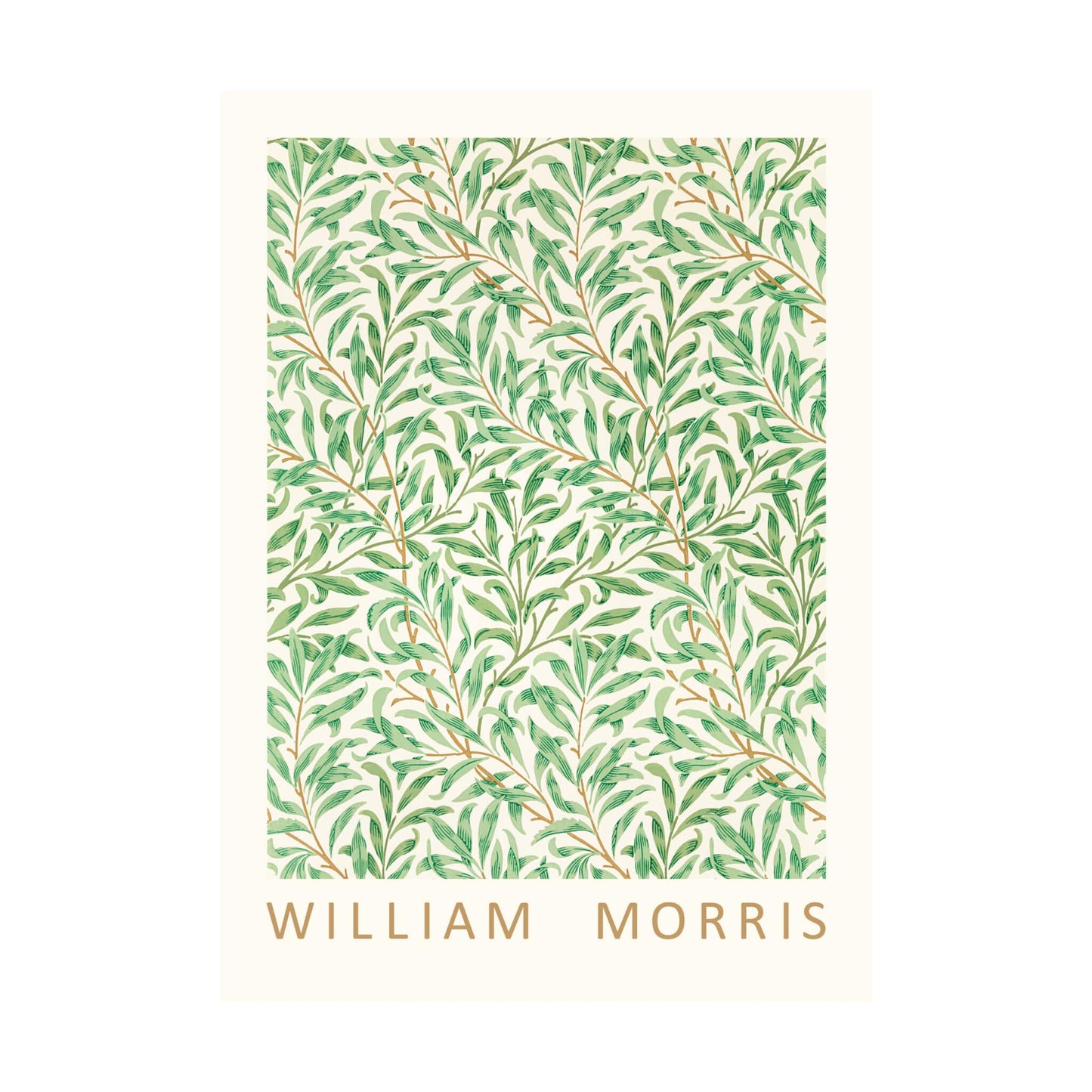 Plakat William Morris Willow green